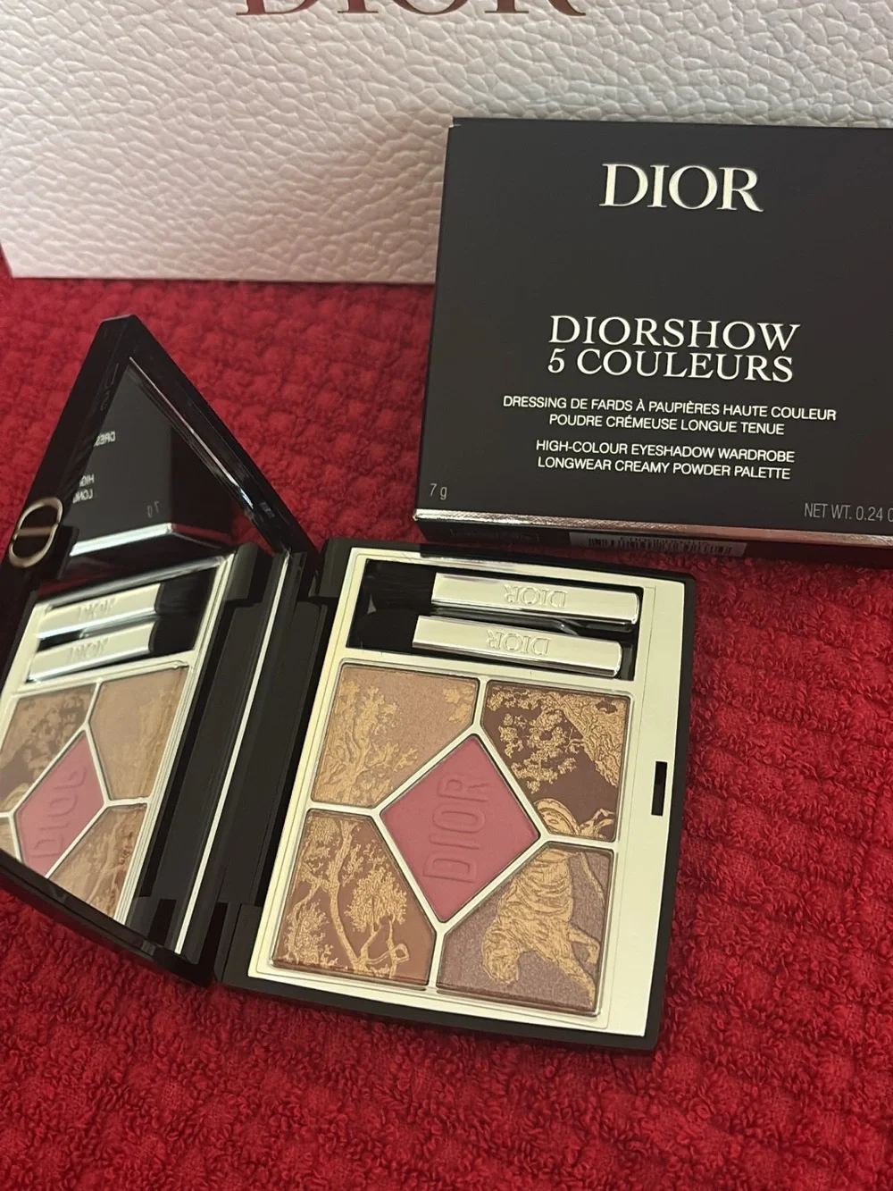 Dior Diorshow 5 Couleurs Eyeshadow Palette — Pink and Gold Tones Limited Edition